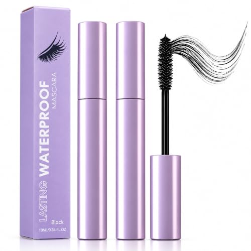 Face love Mascara for Older Women 2 Pack Black Tubing Lash