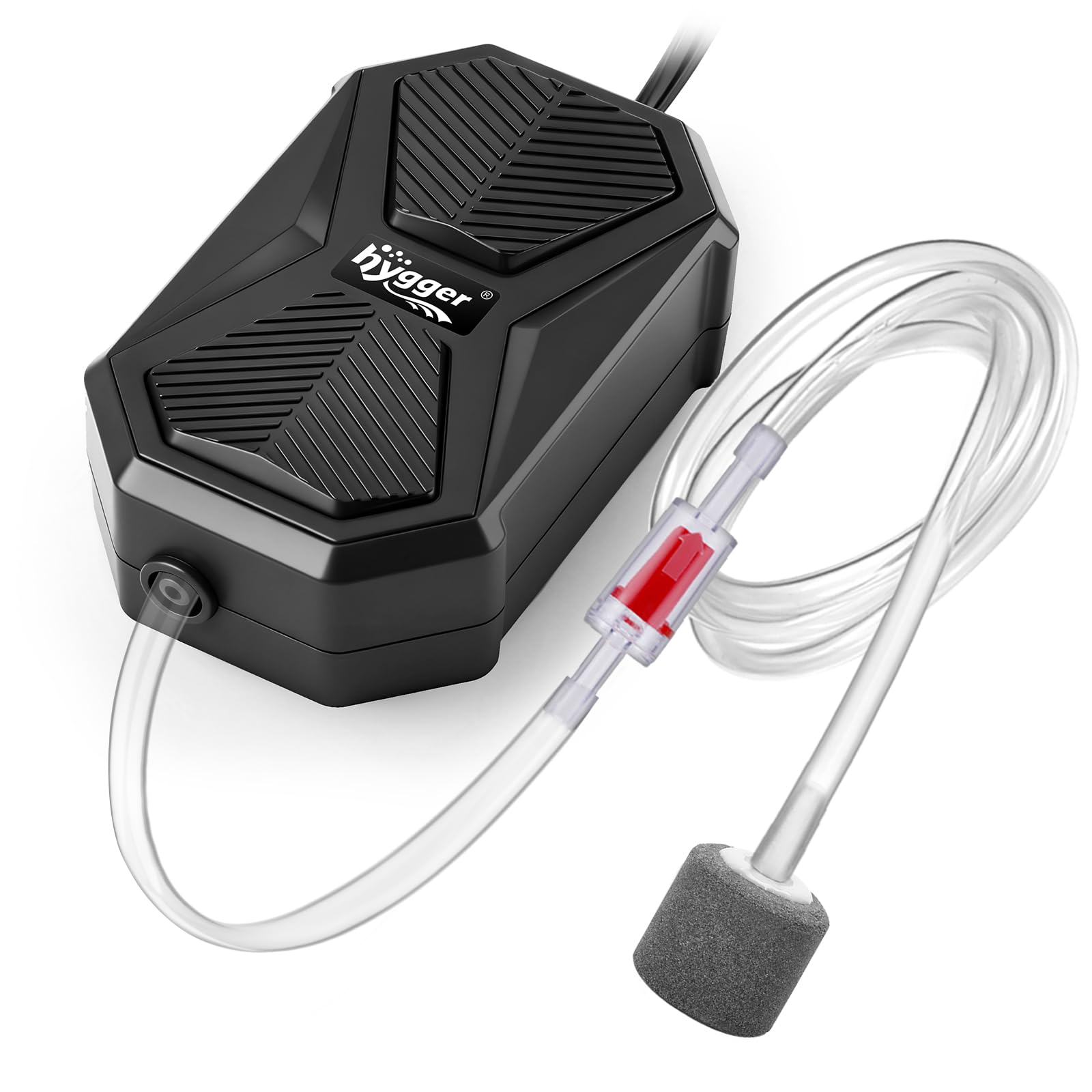 hygger Aquarium Air Pump Ultra Quiet Oxygen Aerator with Air