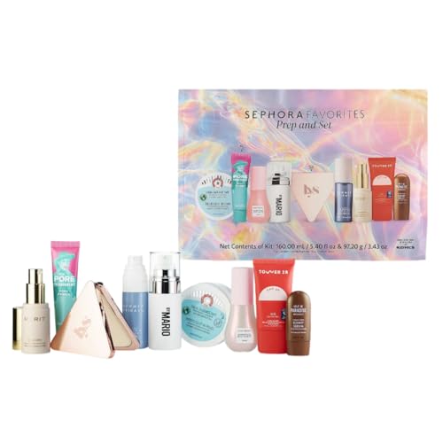 Sephora Favorites Prep Set 9 Piece Makeup Set Skincare