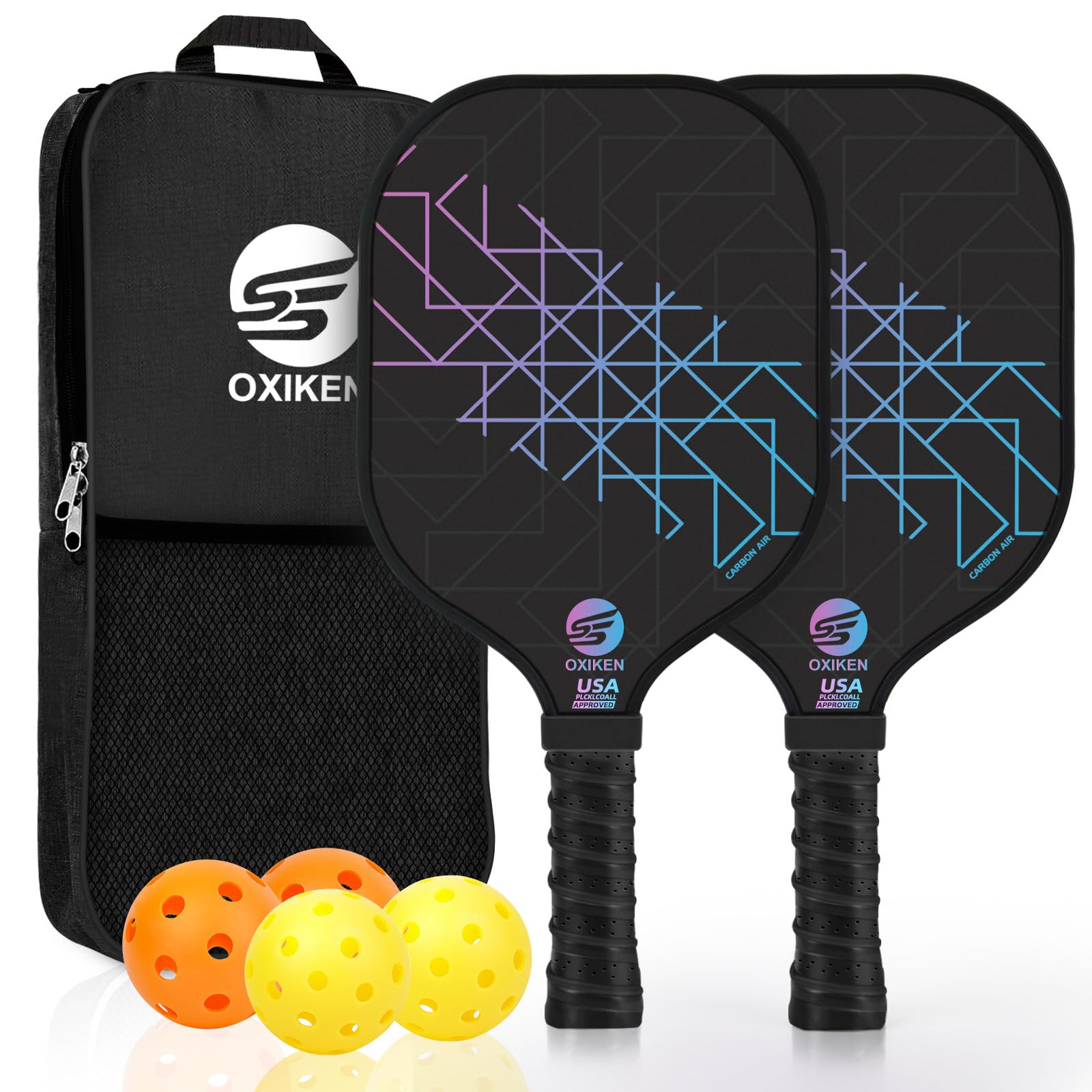 Pickleball Paddles Set of 2 USAPA Approved Pickleball Set