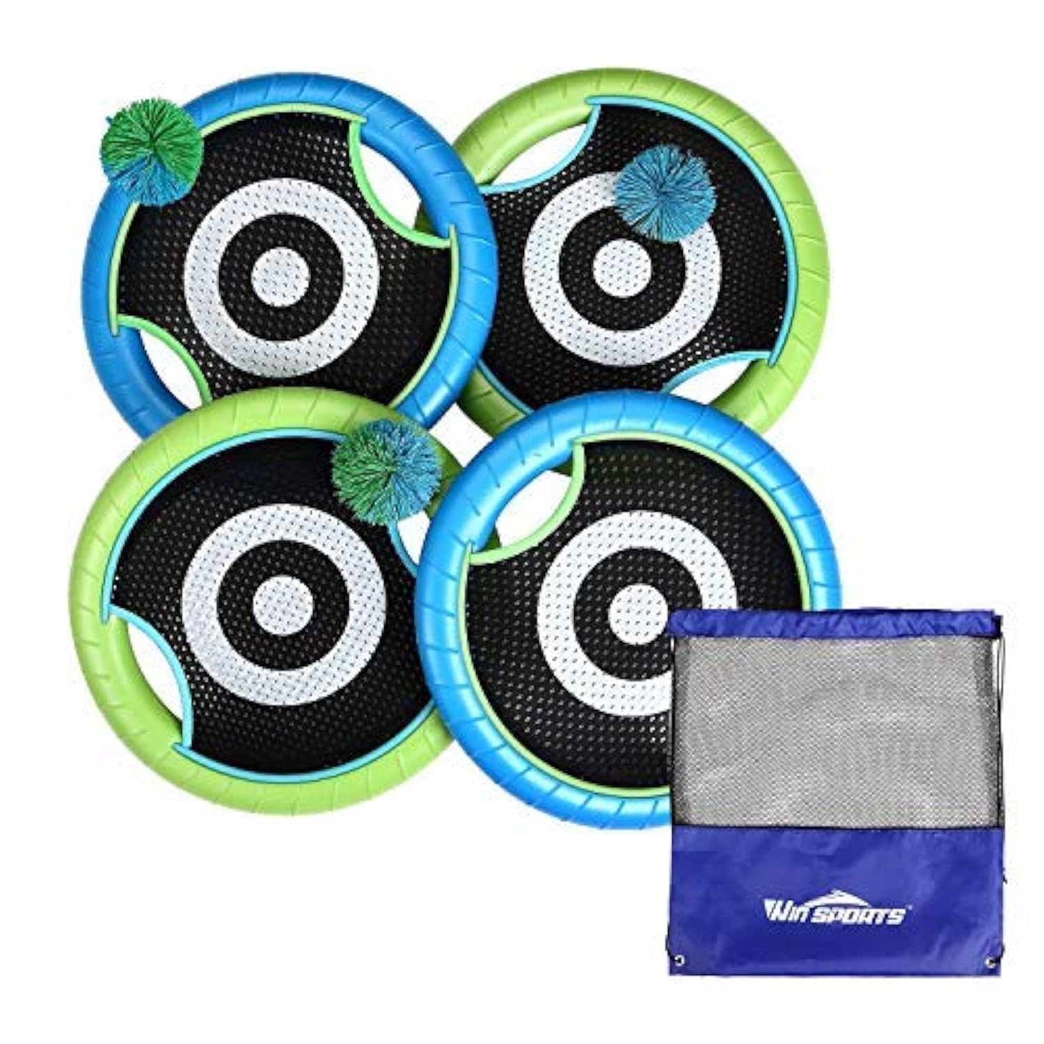 Trampoline Paddles Disc Indoor Outdoor Game for 4 Players