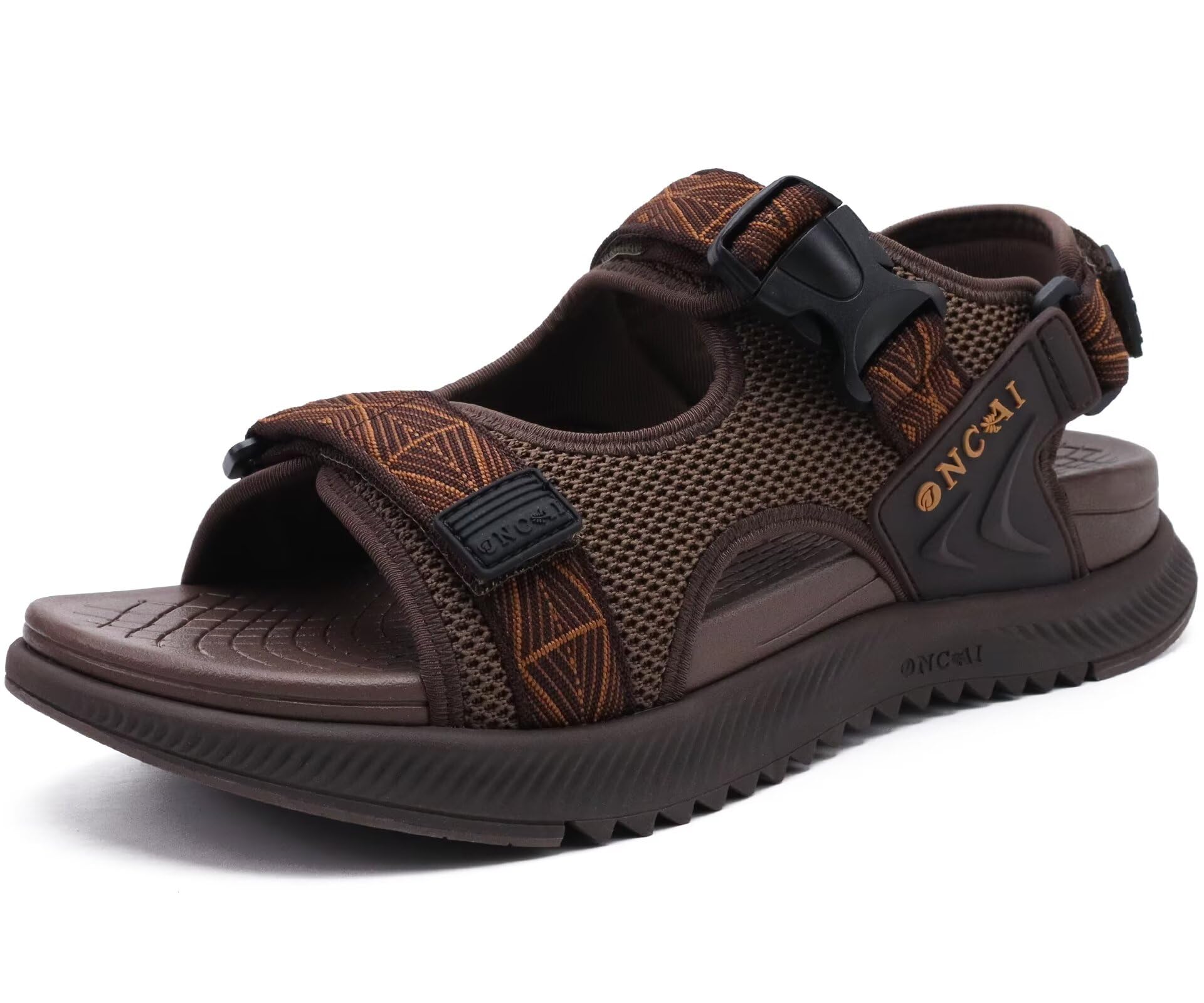 ONCAI Men s Hiking Sandals with Arch Support Mesh Athletic