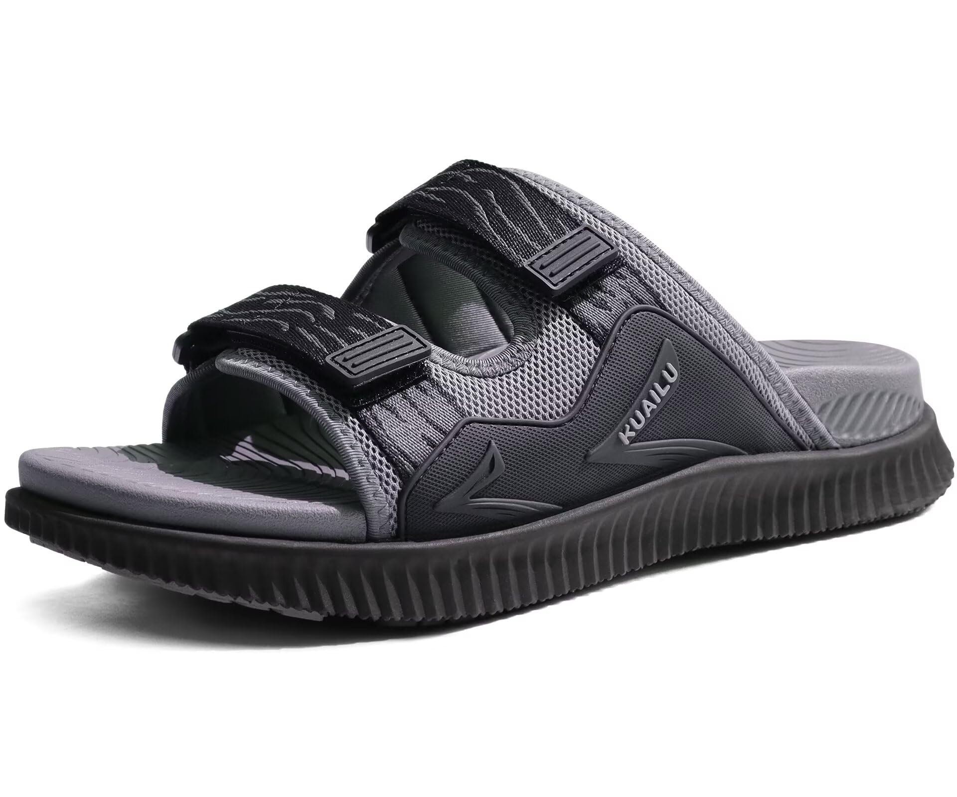 KuaiLu Mens Orthotic Sandals Arch Support Cushion Recovery