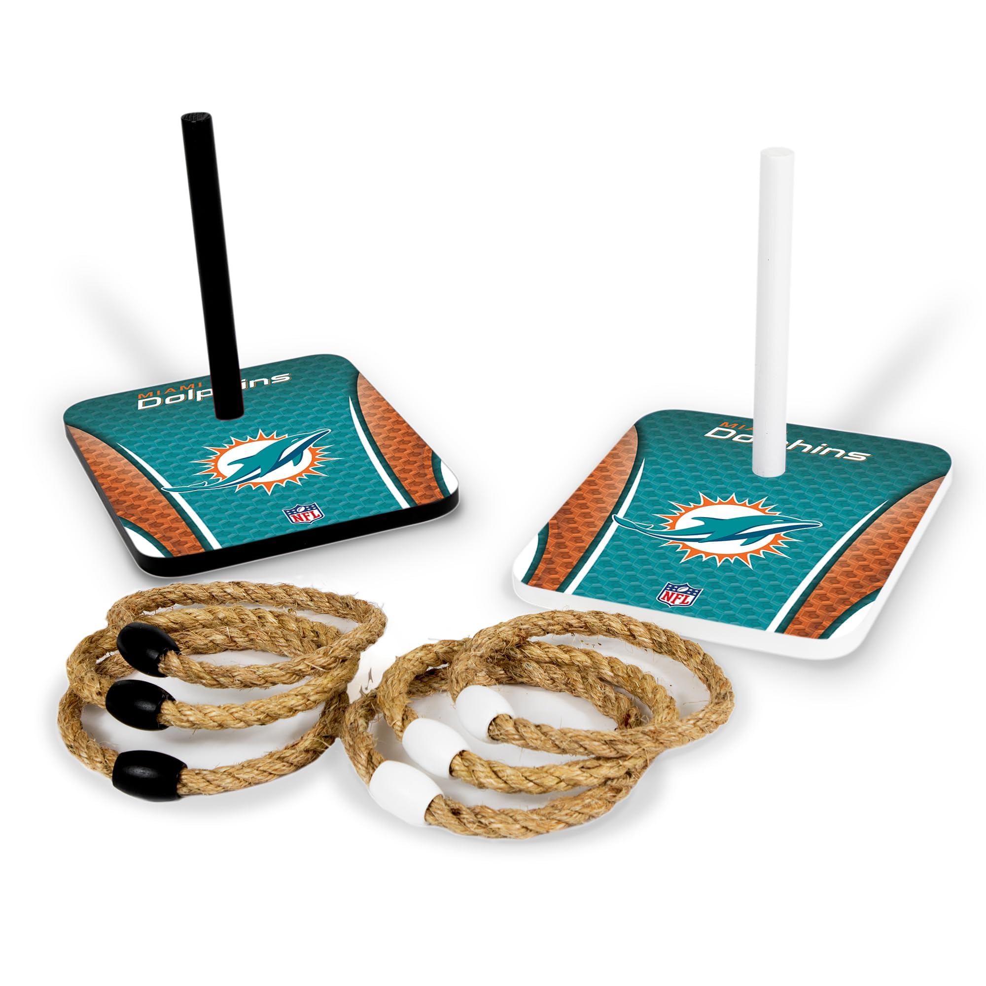 Solid Wood NFL Quoits Set with Direct Print HD Team Graphics