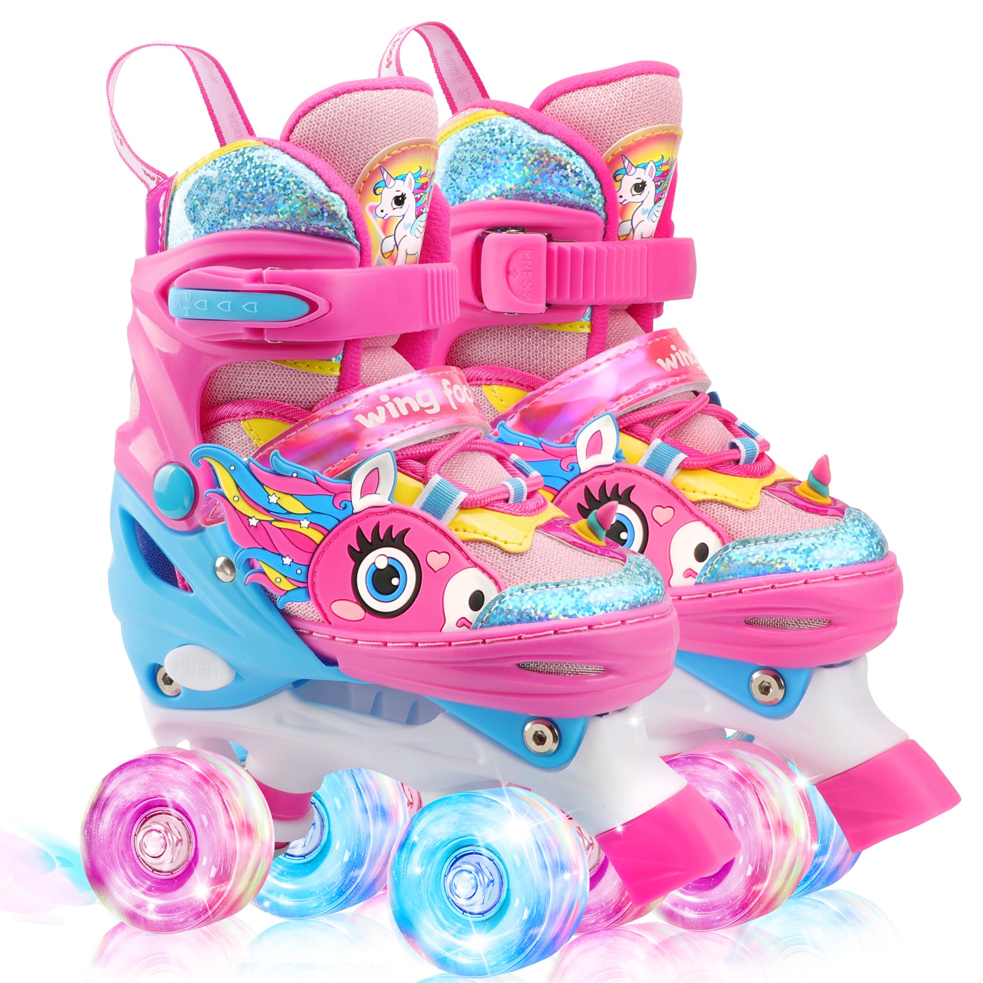 Dino Kids Toddler Roller Skates for Boys Girls WESKIFAN