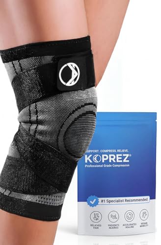 Knee Compression Sleeve for Men Women Premium Knee Brace for