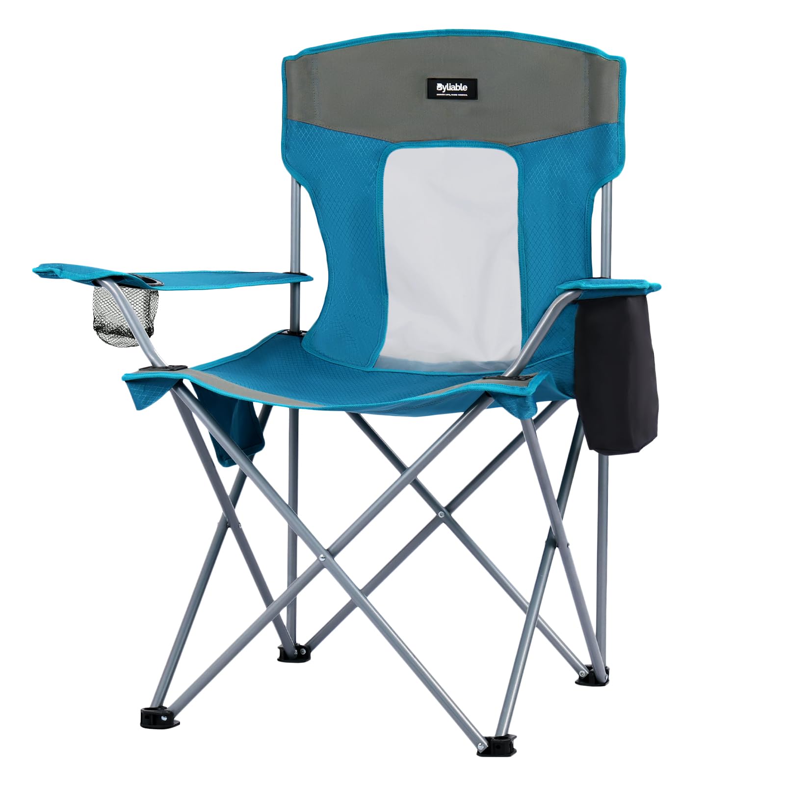 Camping Folding Chair Outdoor Portable Lawn Chair with Cup
