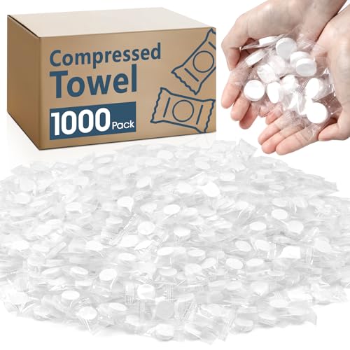 1000 Pcs Compressed Towel Mini Compressed Towel Tablets