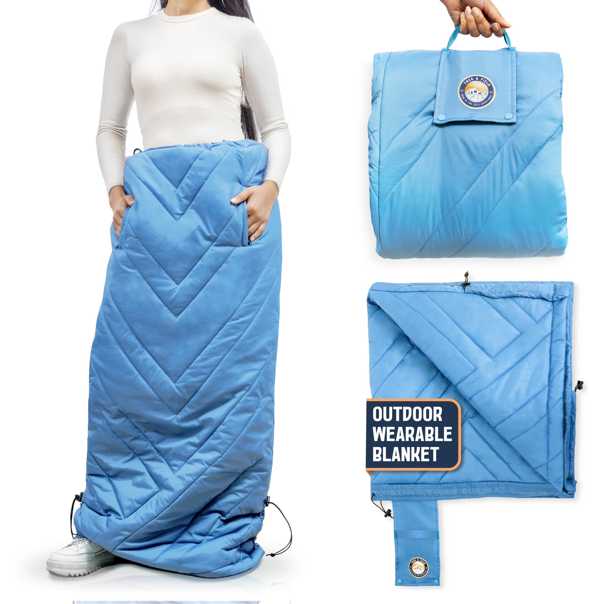 TREK FIELD Benchwarmer Wearable Stadium Blanket