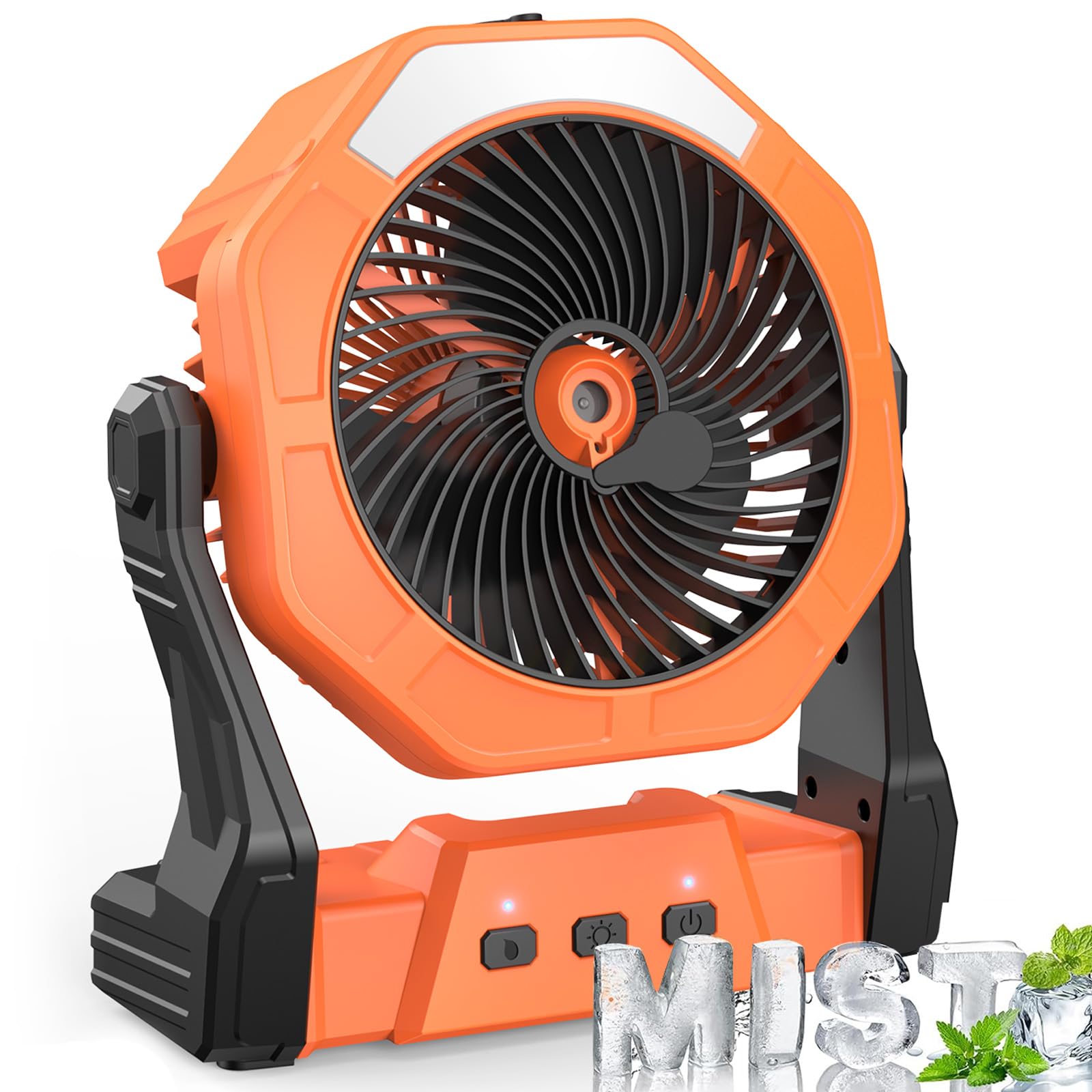 Ausic Portable Misting Fan for Outdoor Cooling Battery