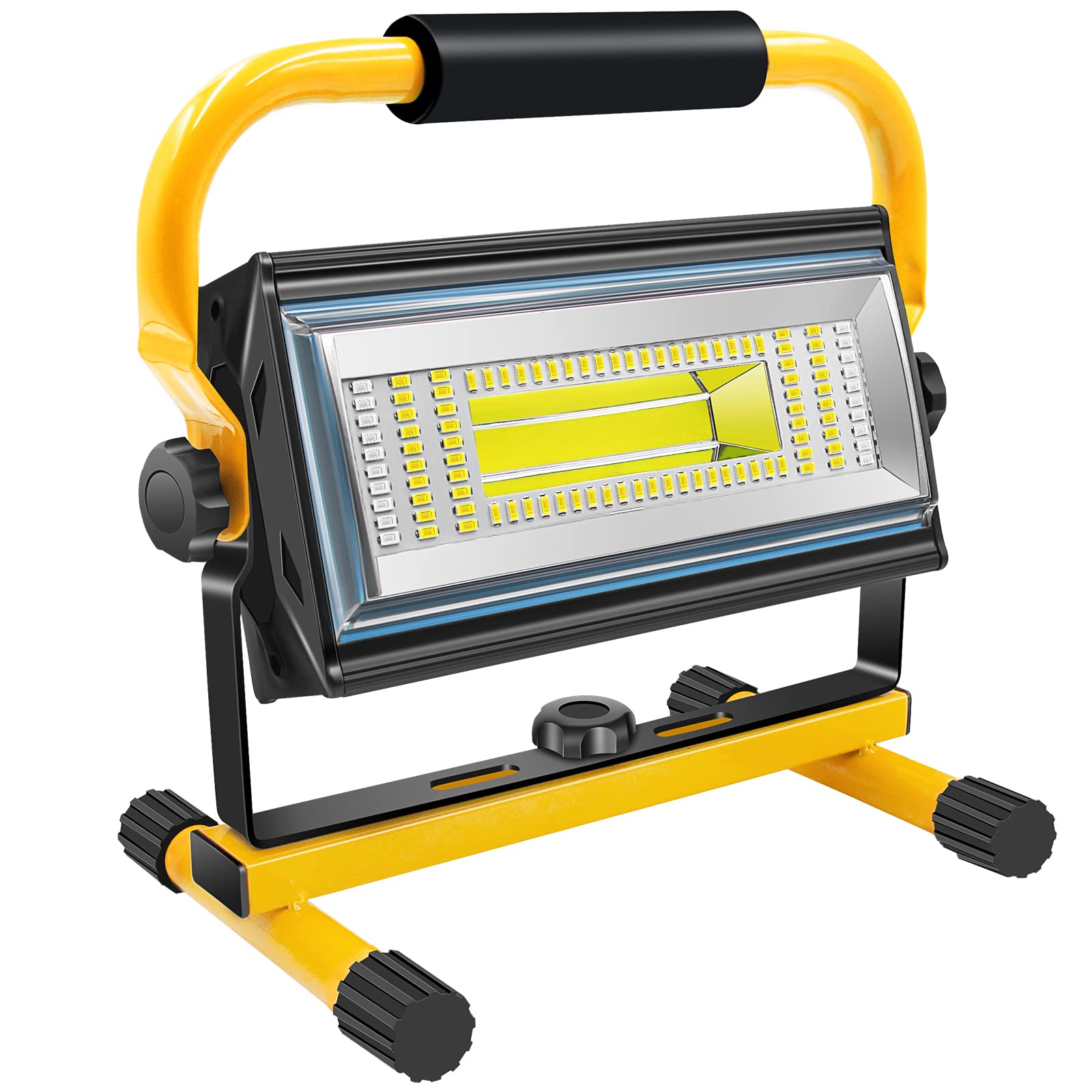 7000LM Rechargeable LED Work Light 100W Portable Flood Light