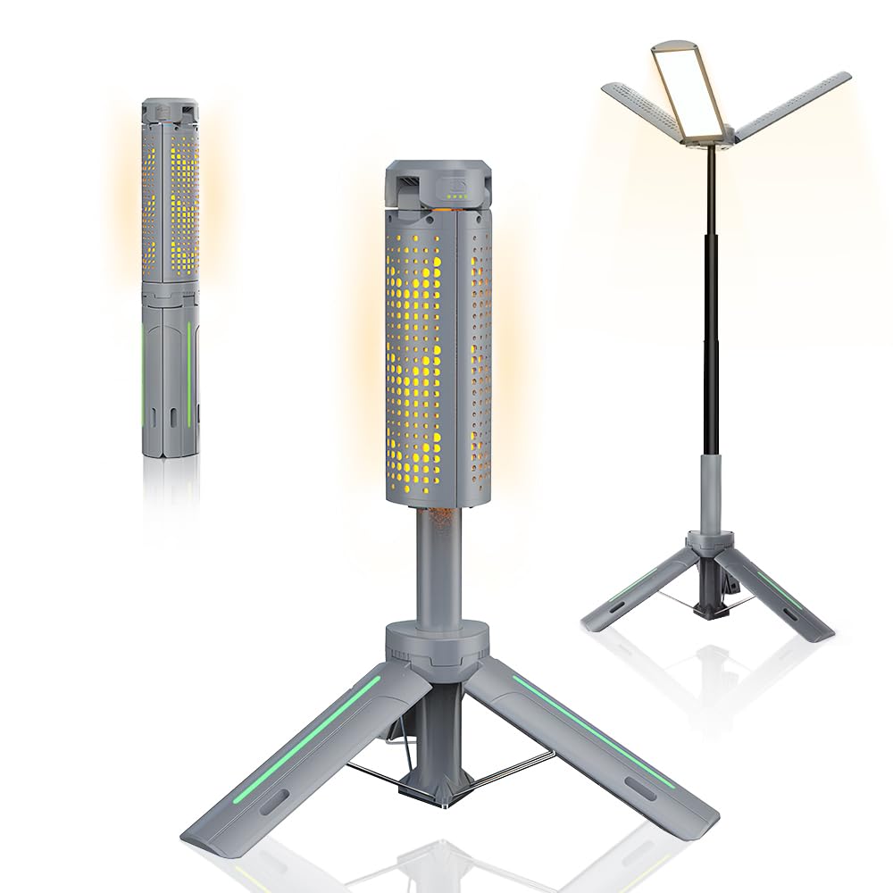 Rechargeable 8000mAh Camping and Work Light with Adjustable
