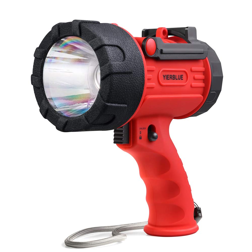YIERBLUE Rechargeable Spotlight Flashlight with 2000 000