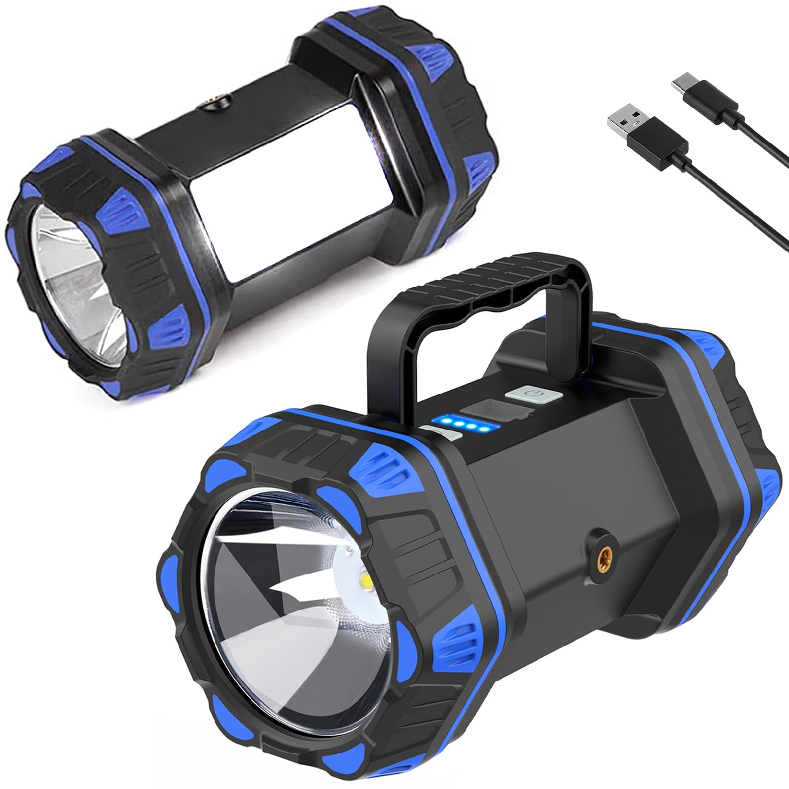 Led Camping Lantern Rechargeable Camping Flashlight 1500LM 8