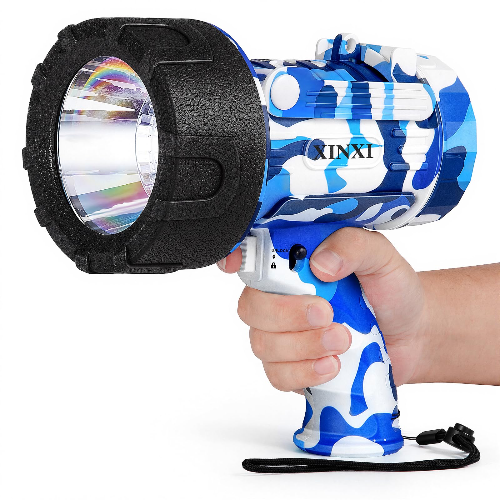 XINXI Rechargeable Spotlight 2 000 000 Lumen High Powered