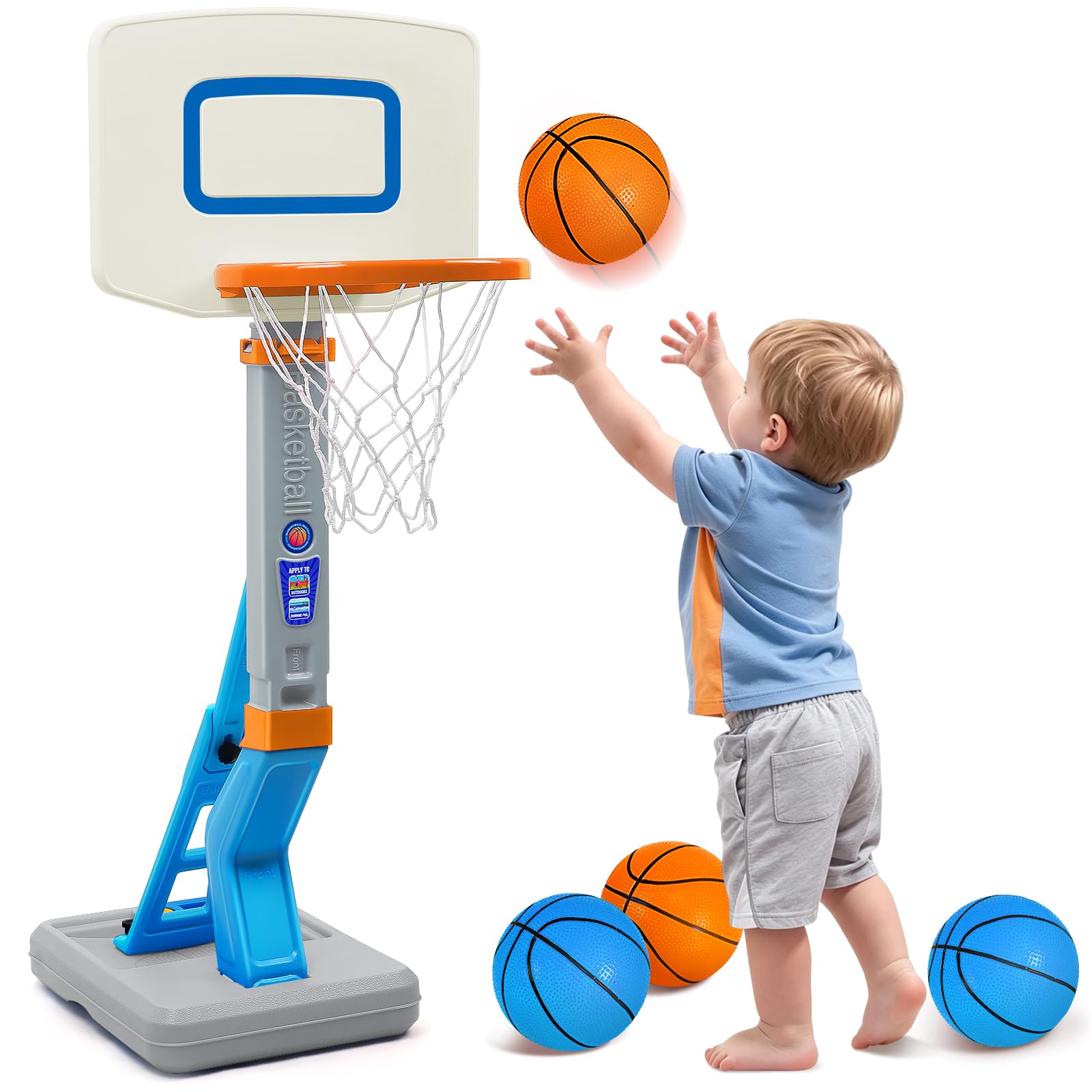 Toddler Basketball Hoop Set Mini Kids Basketball Hoops Toys