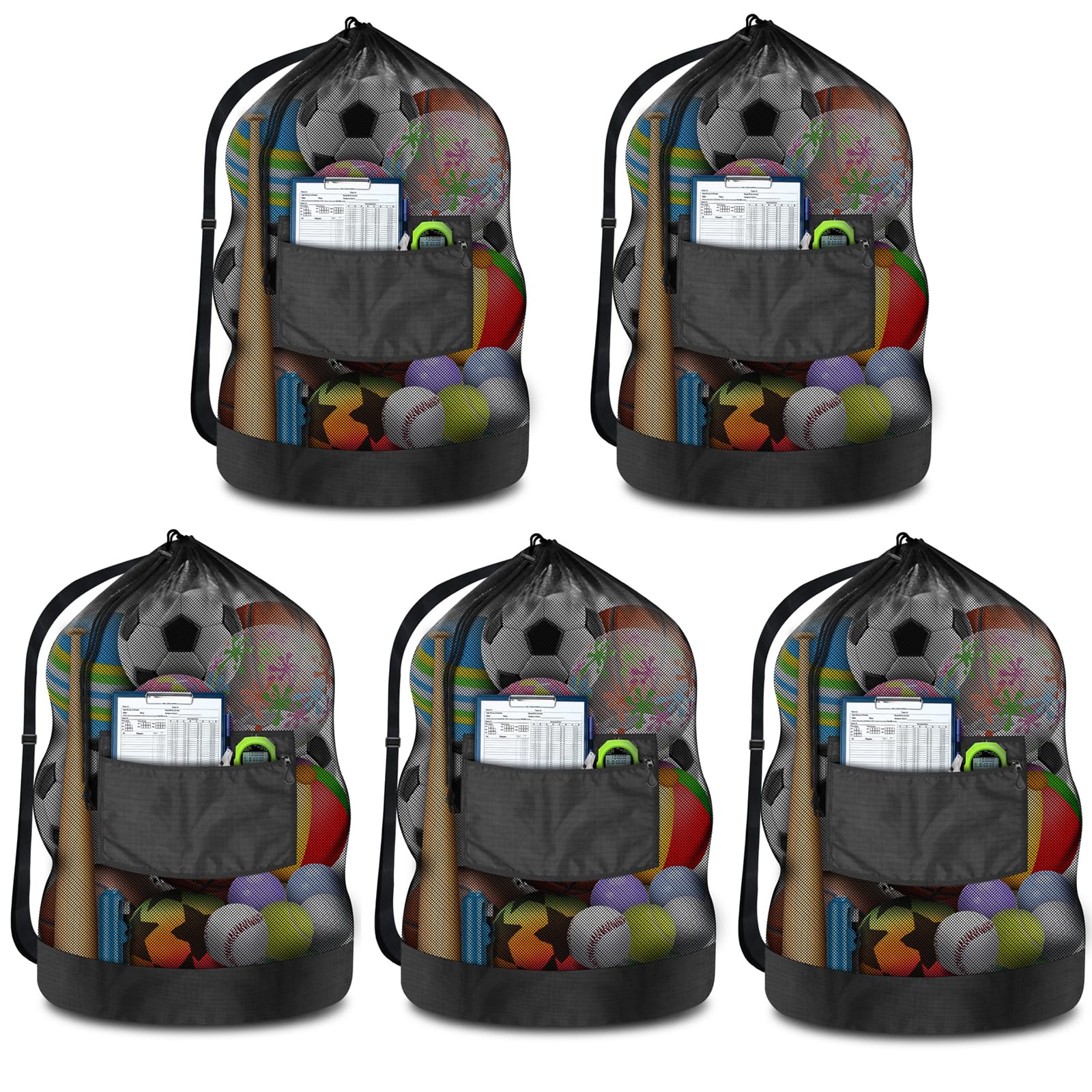 BROTOU Heavy Duty Soccer Ball Net Bag 100L Extra Large