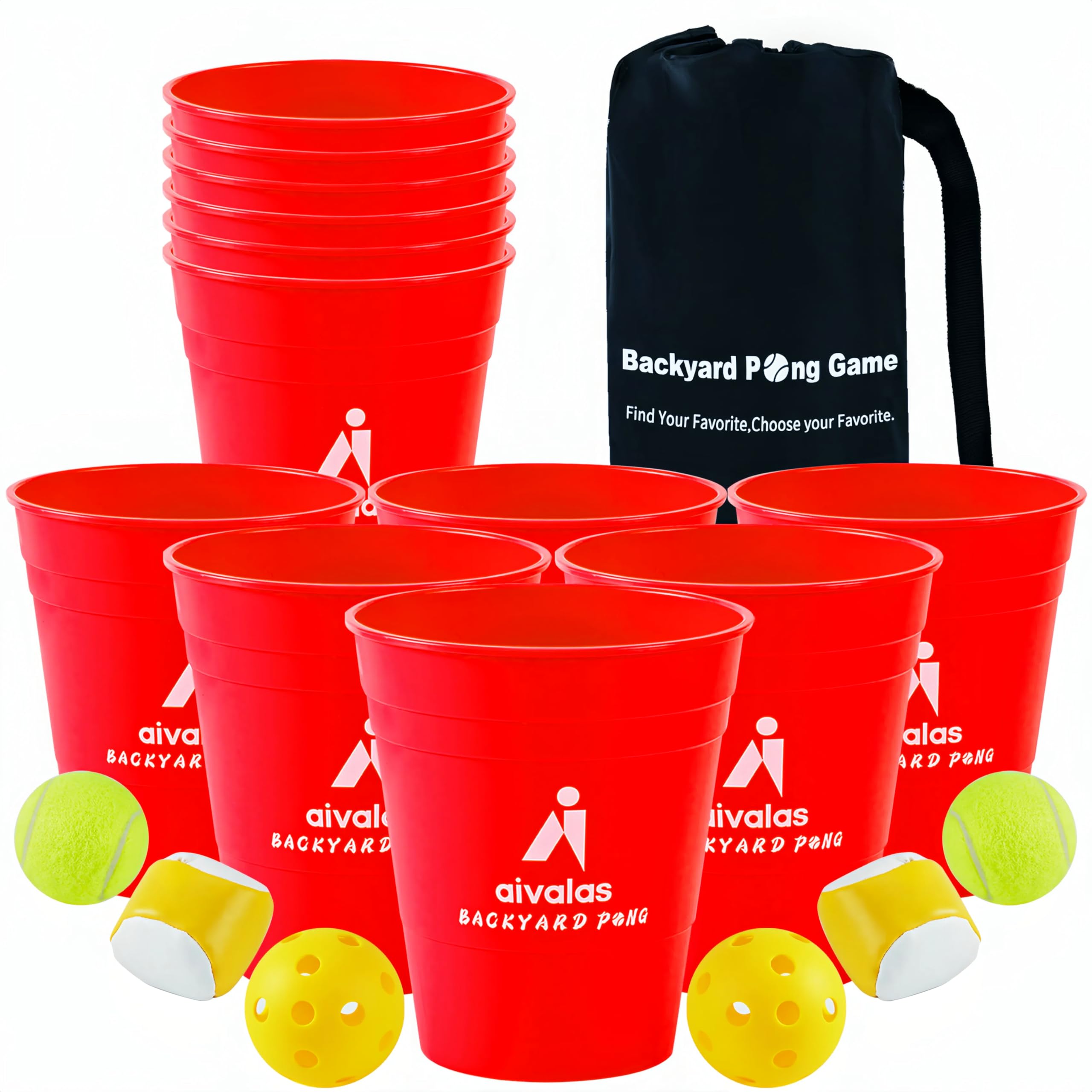 Large Yard Pong Outdoor Toss Games for Friend and Family