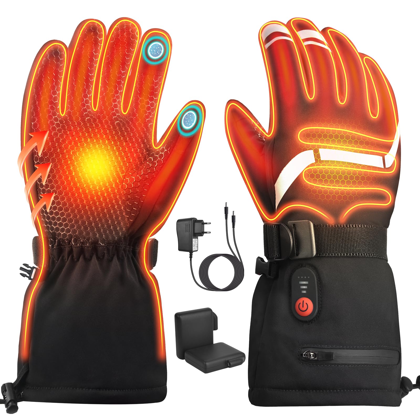 Heated Gloves Gifts for Men Women 7 4V Fast Heating