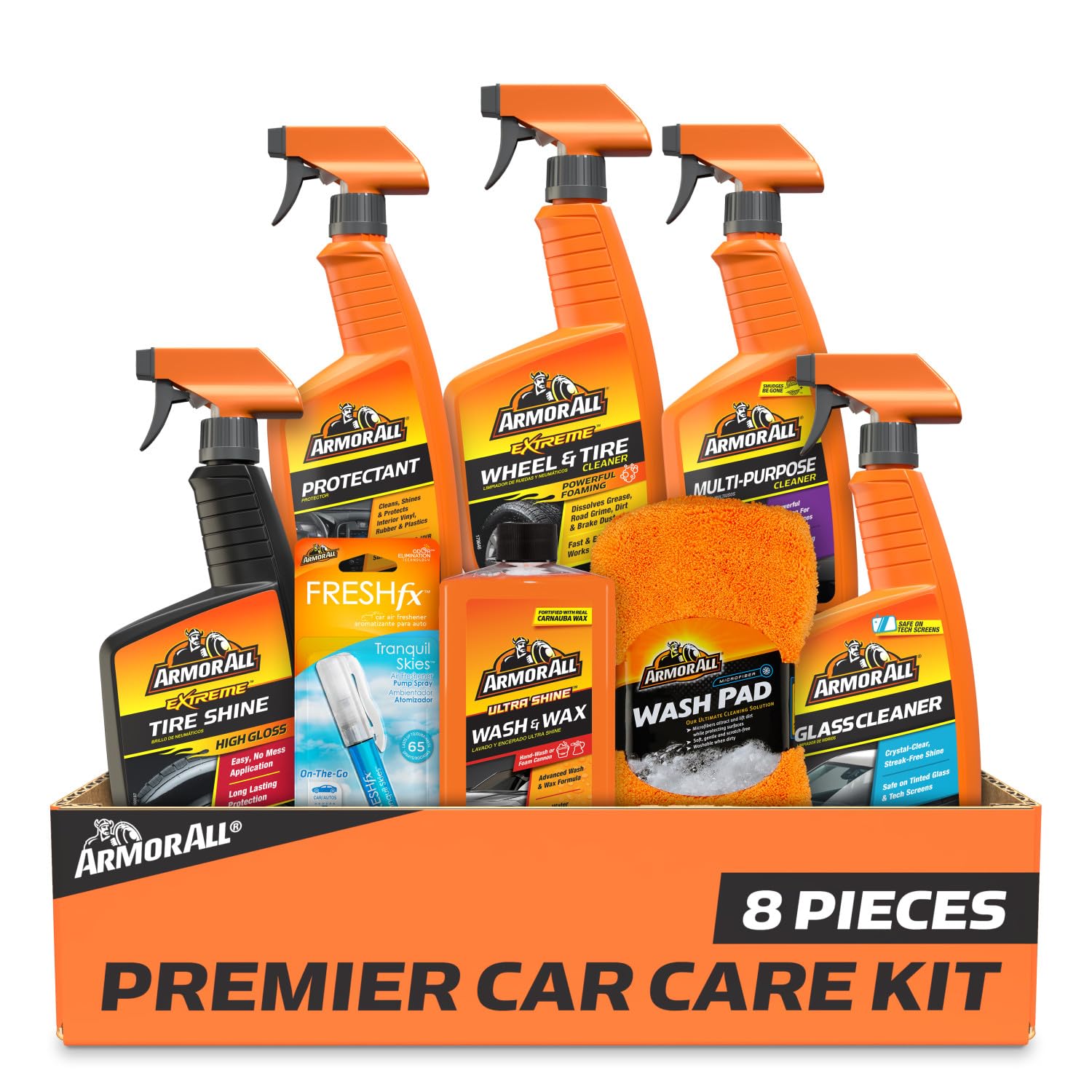 Armor All Ultimate Premier Car Cleaning Kit 8 Piece Car