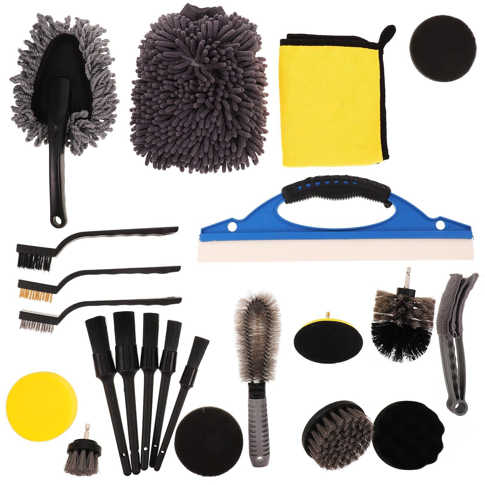 23 Pcs Car Detailing Brush Set for Wheels and Rims