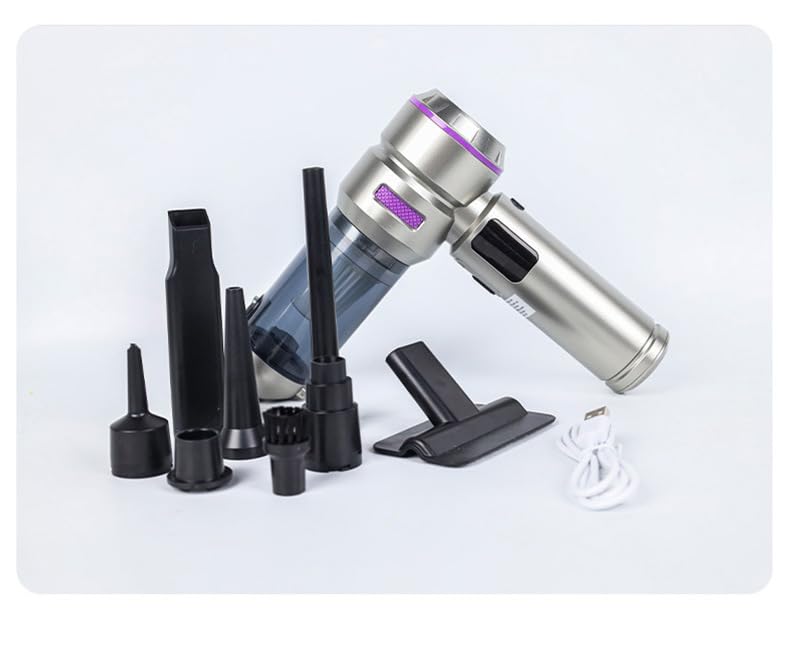 Car Mounted Digital Display Vacuum Cleaner Brushless High