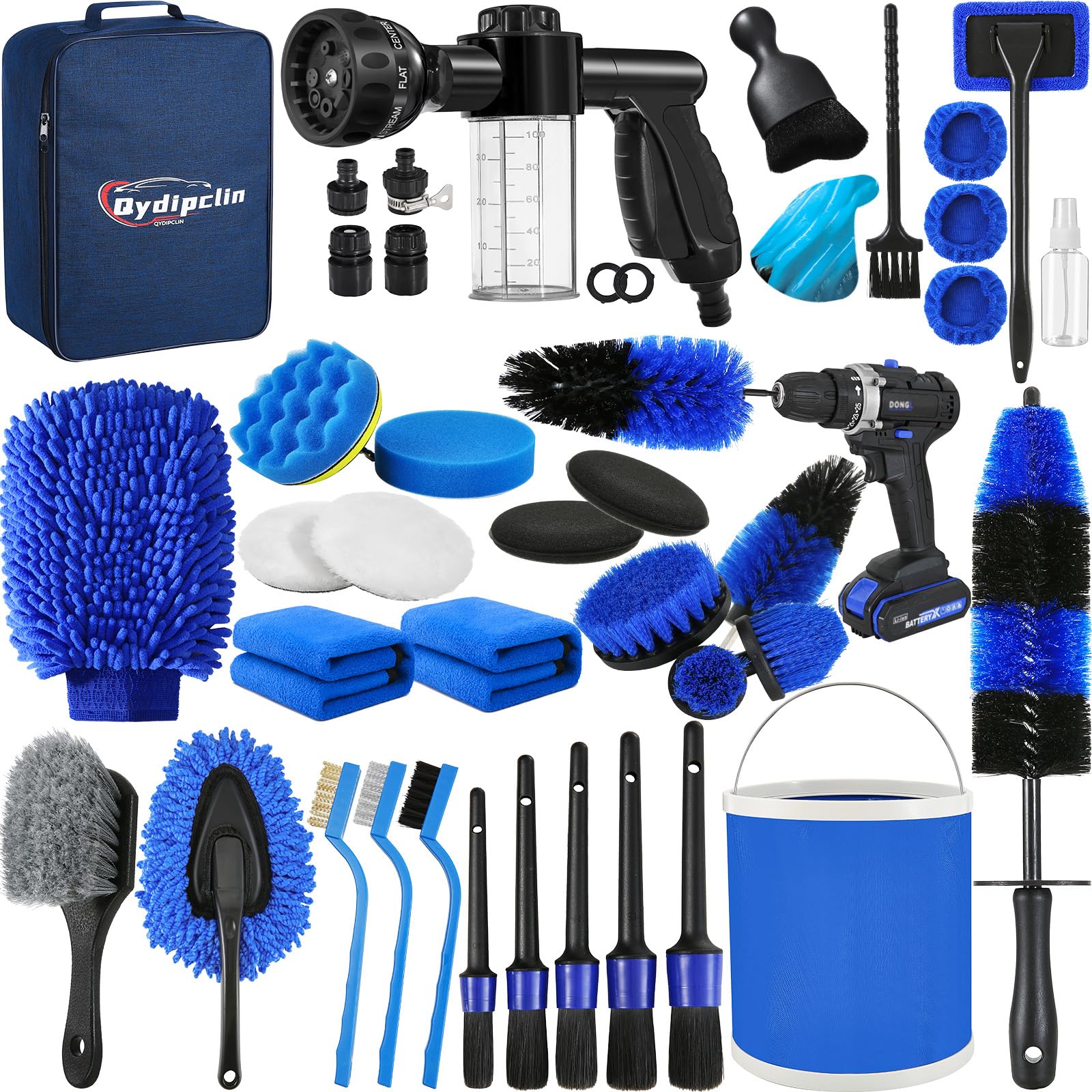 42Pcs Car Detailing Kit Detailing Brush Set Car Wash