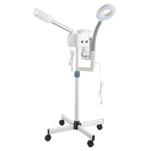 OmySalon 2 in 1 Facial Steamer with 5X Magnifying Lamp