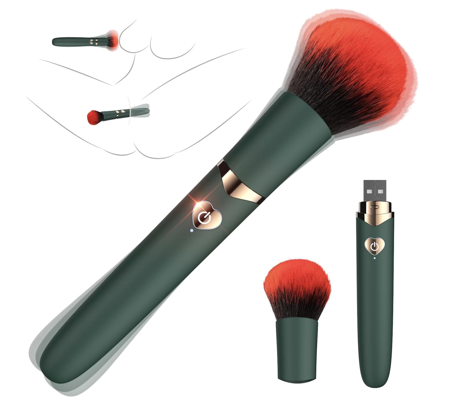 Mini Pulse Tool Discreet Pulse Tool with Detachable Makeup
