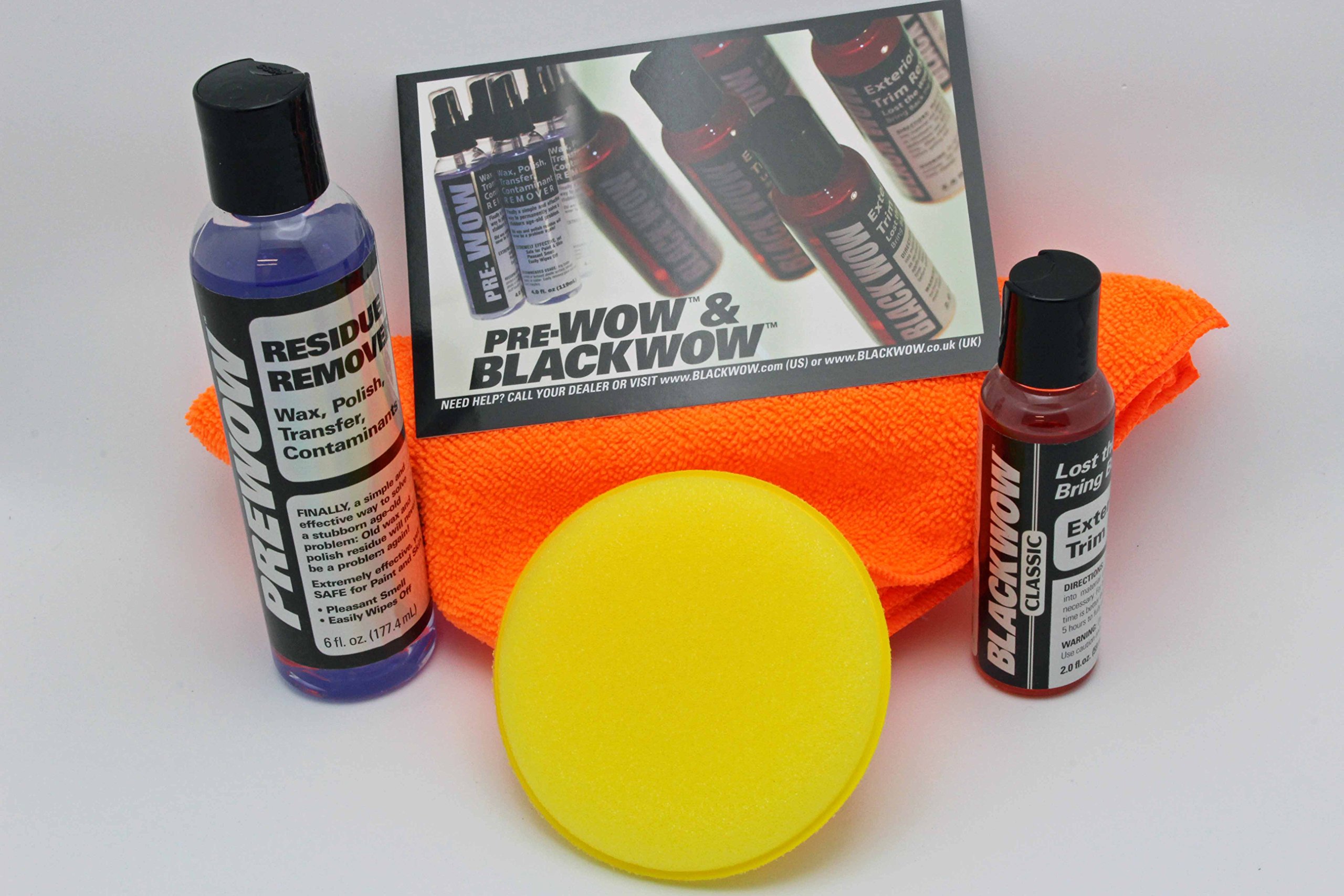 Black Wow PRE Wow Auto Plastic Exterior Cleaner Restorer