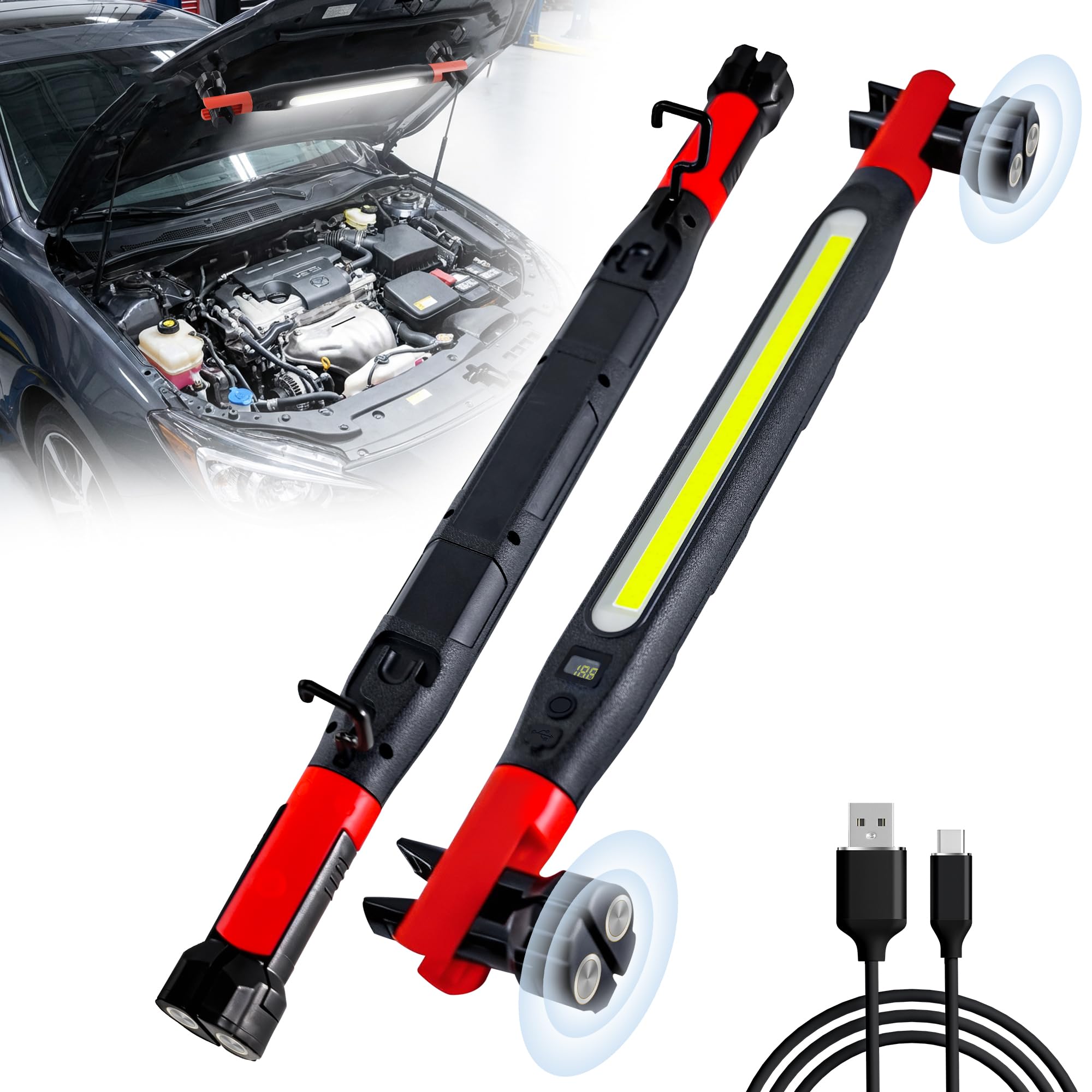 Magnetic LED Work Light Bar