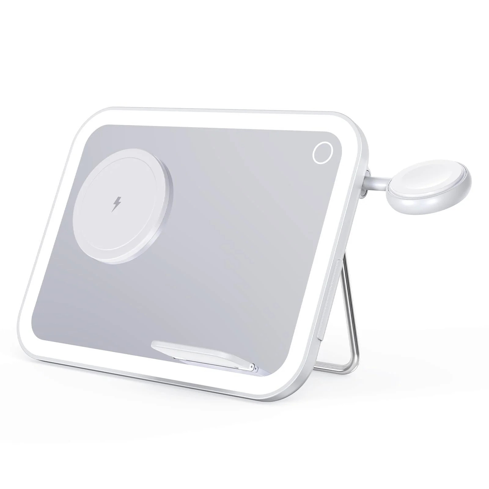 3 in 1 Wireless Charging Vanity Mirror LED Makeup Mirror