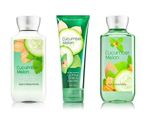 Bath Body Works Signature Collection Cucumber Melon 3 Piece