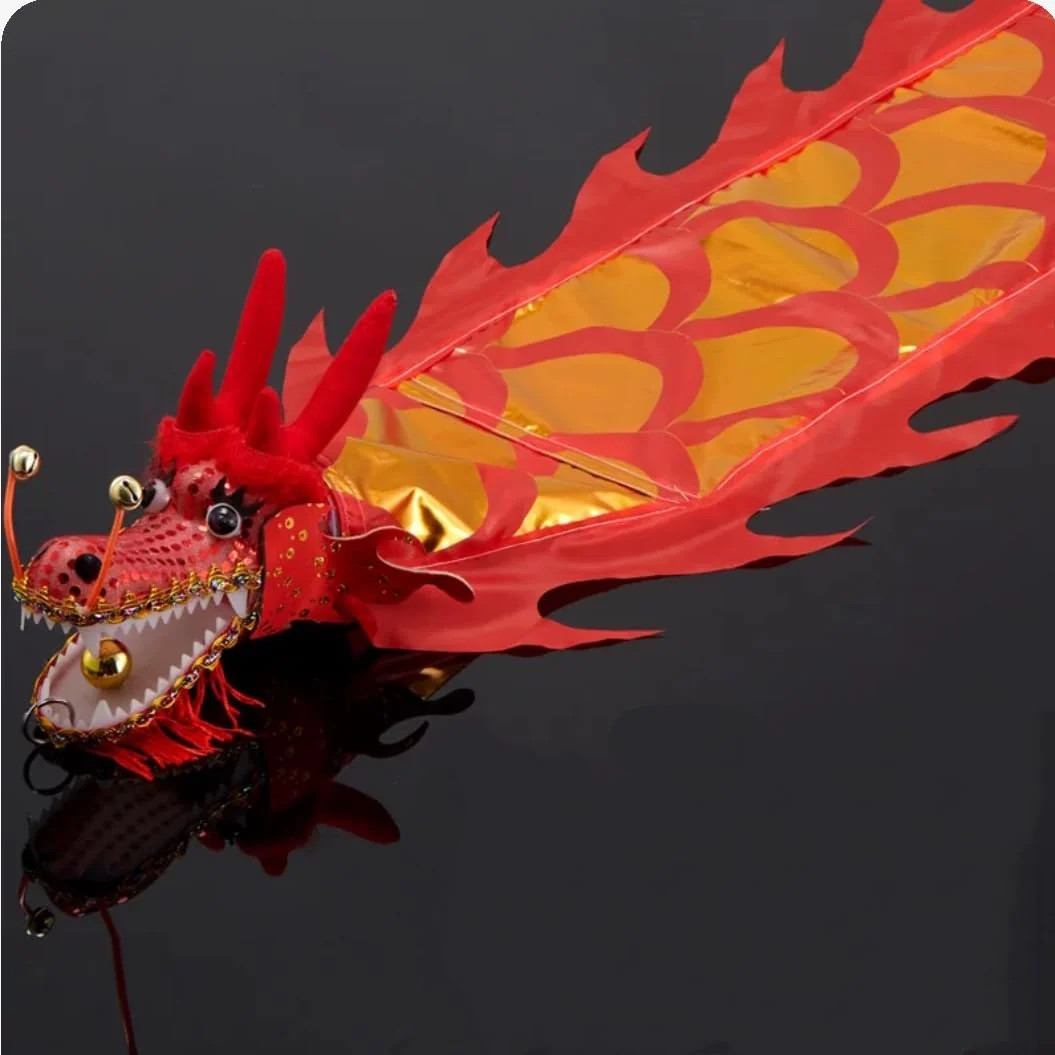Dragon Poi with 3D Plastic Dragon Head Swing Rope and Hot