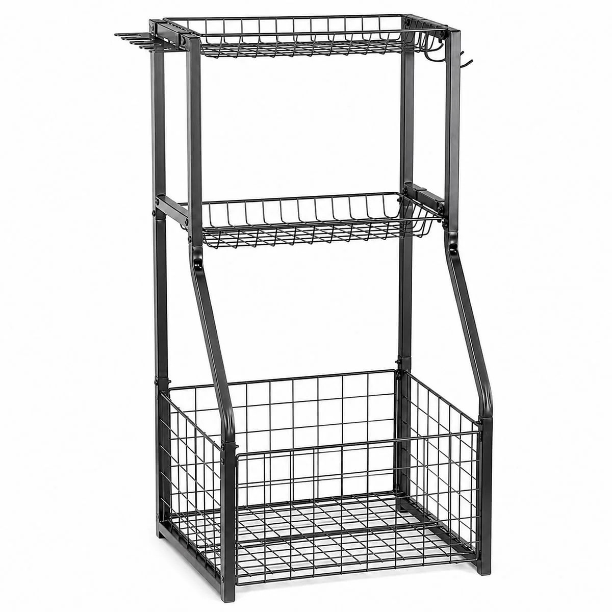 YueTong Garage Sports Organizer with Ball Rack Bat Holder