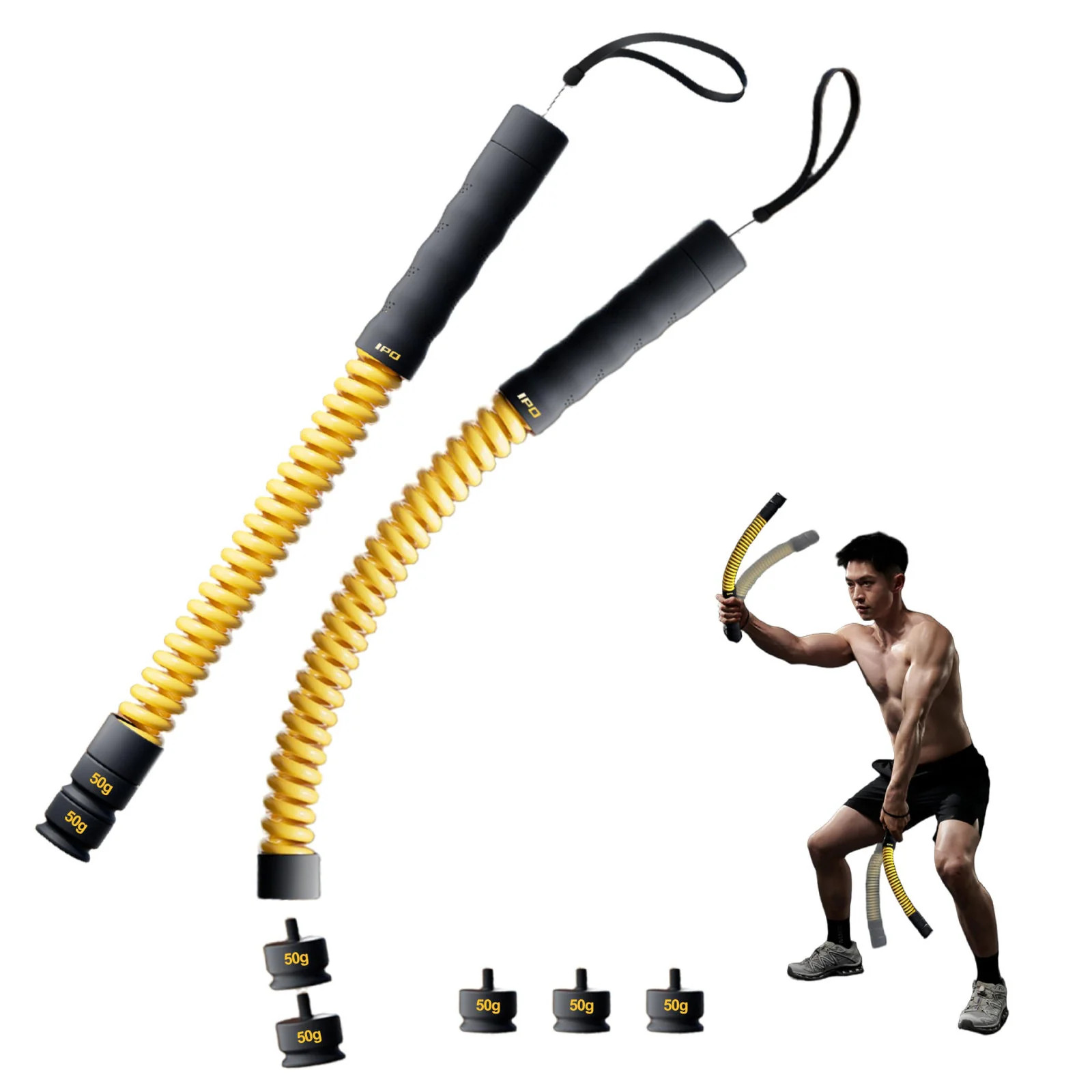 IPO 2026 Upgrade Weighted Ropeless Battle Ropes Heavy Duty