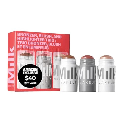 Milk Makeup Bronzer Blush Highlighter Full Size Trio