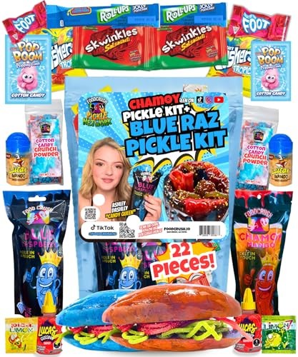 Ashley Dashley s Chamoy Pickle Kit Blue Raspberry Pickle