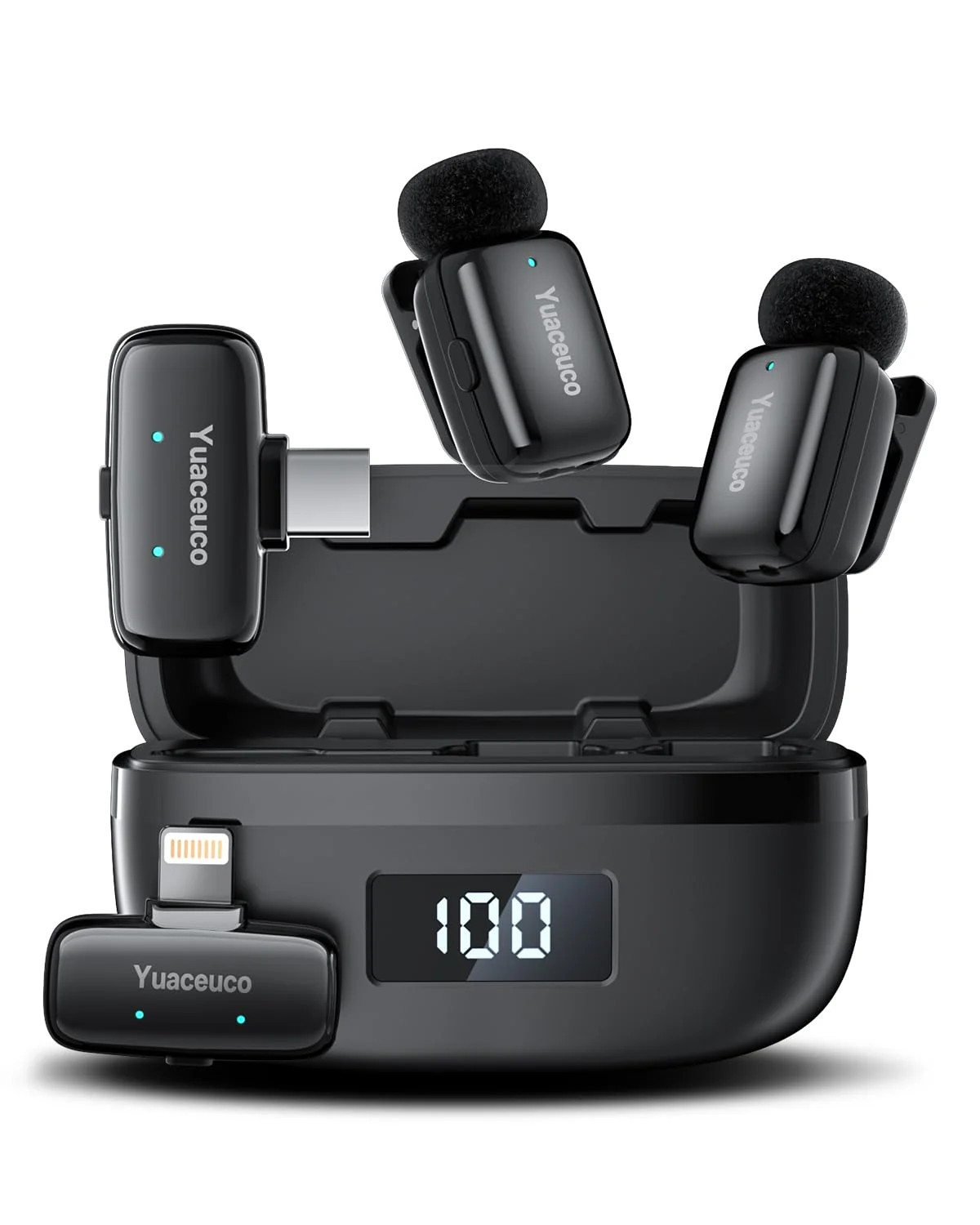 Mini Wireless Lavalier Microphone for Content Creators