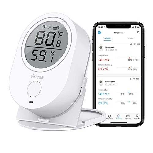 Govee Smart WiFi Thermometer Hygrometer H5051 Indoor with