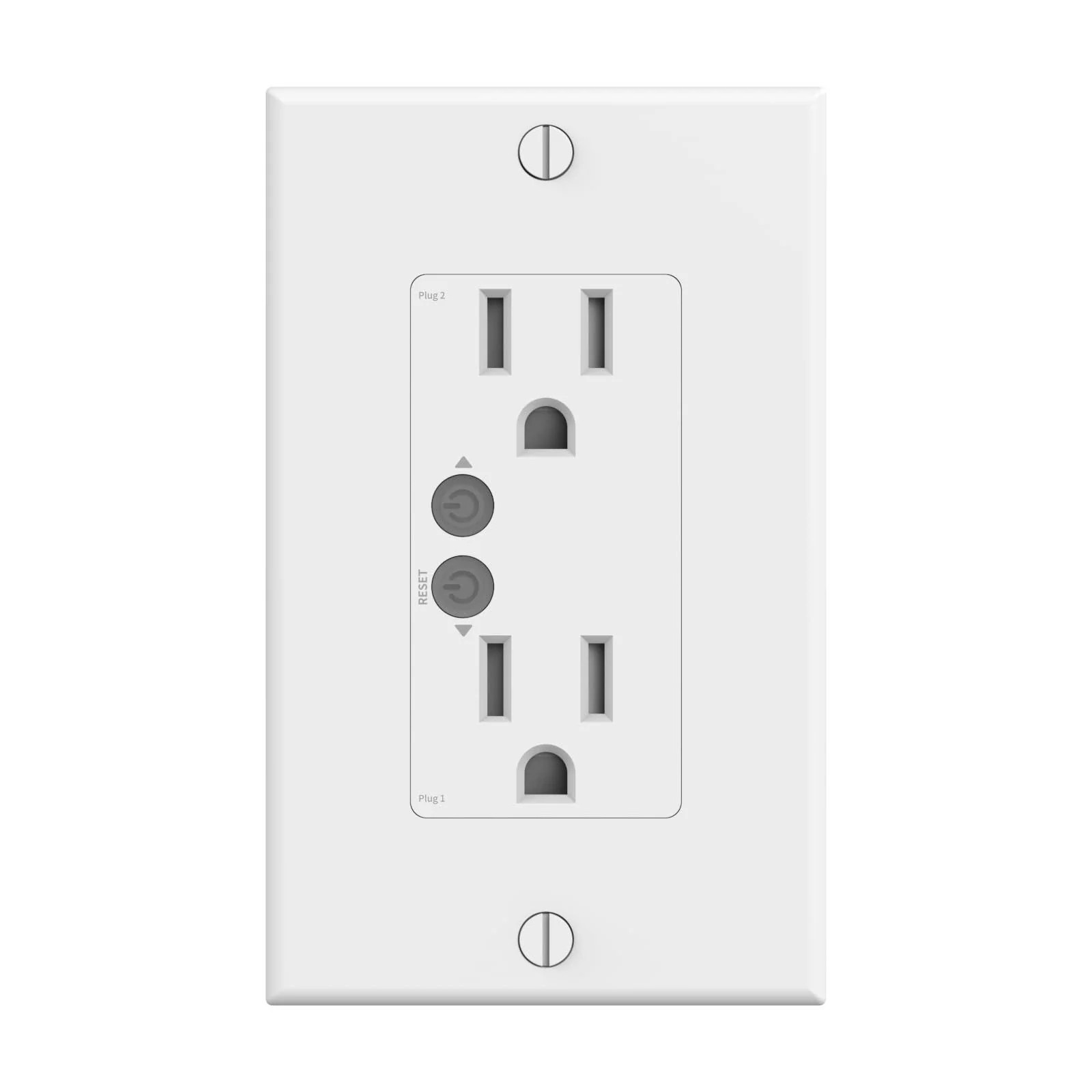 THIRDREALITY Smart Wall Outlet Dual Independent Control for