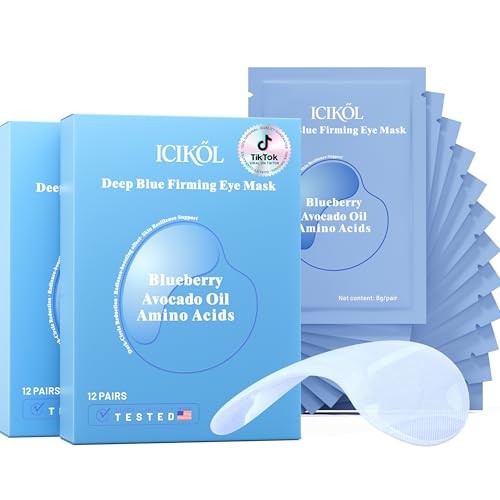 Blueberry Collagen Under Eye Patches Eye Mask for Puffy Eyes