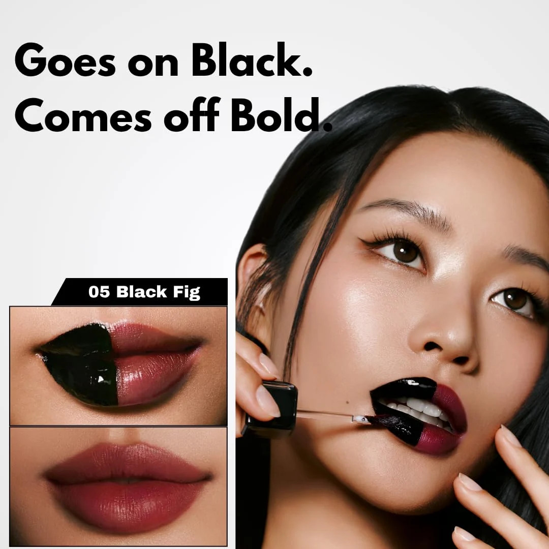 MILKTOUCH Black Peel Off Lip Tattoo 05 Black Fig Collagen