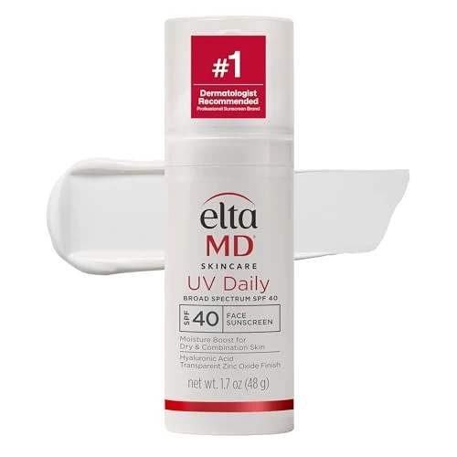 EltaMD UV Daily Face Sunscreen Moisturizer Zinc Oxide SPF 40
