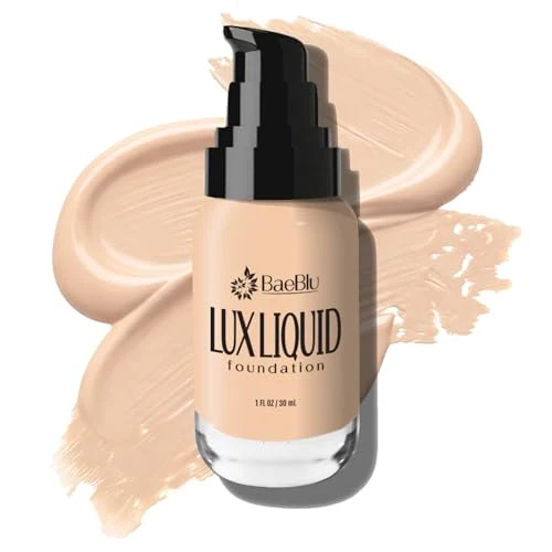 Organic Liquid Foundation Makeup Medium Coverage Natural