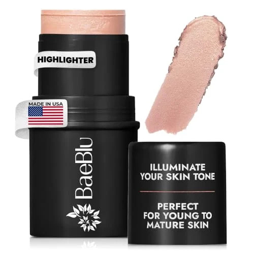 Organic Cream Highlighter Stick 100 Natural Made in USA