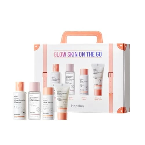 Hanskin Glow Skin On the Go Kit Brightening Hydrating Mini