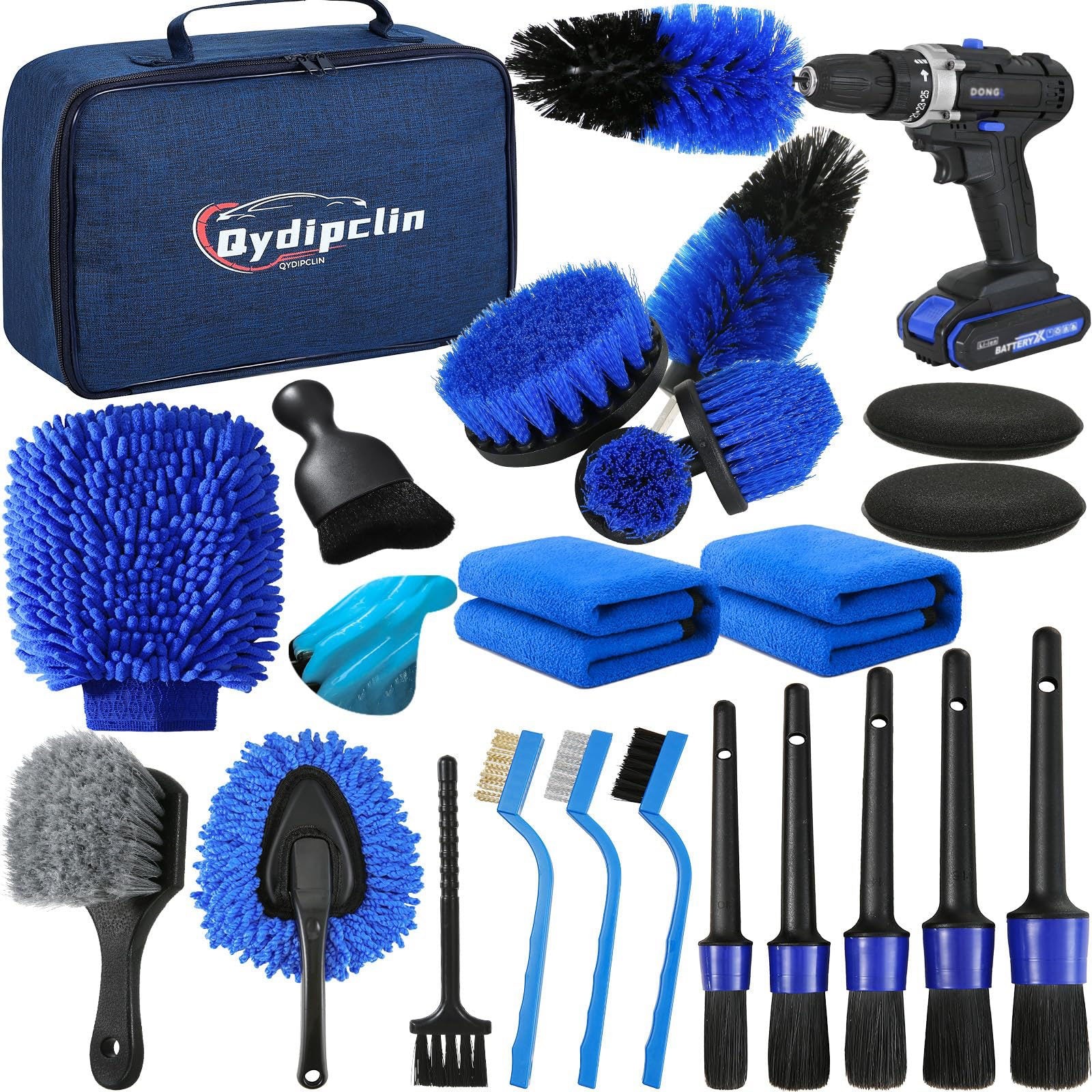 23Pcs Car Detailing Kit Detailing Brush Set Car Wash