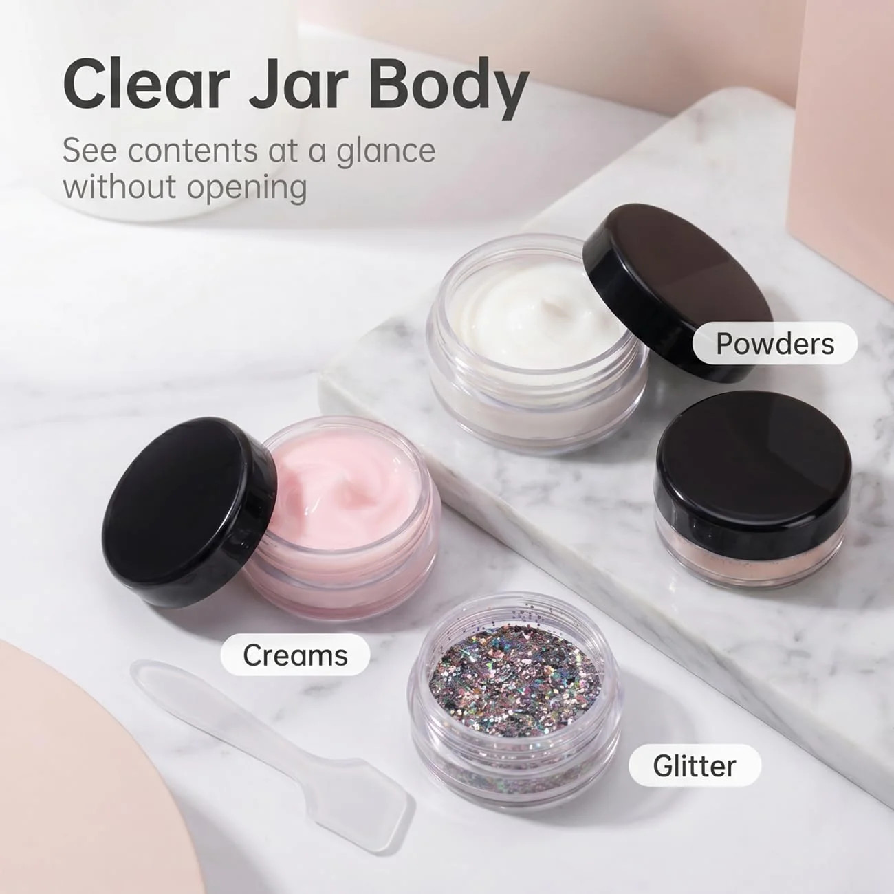 3 Gram Sample Containers 200 Count Empty Lip Balm Containers