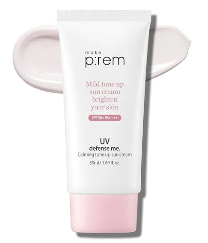 MAKEPREM UVA UVB Defense Me Calamine Calming Sun Cream SPF